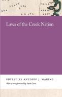 Laws of the Creek Nation edito da UNIV OF GEORGIA PR