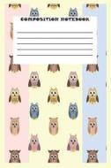 Composition Notebook: Owl Pattern Kids Writing Notebook for Journaling and Creative Writing di Creative Juices Publishing edito da LIGHTNING SOURCE INC