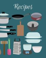 Recipes: Write-In Recipe Book di Atkins Avenue Books edito da INDEPENDENTLY PUBLISHED