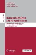 Numerical Analysis and Its Applications edito da Springer International Publishing