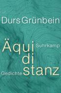 Äquidistanz di Durs Grünbein edito da Suhrkamp Verlag AG