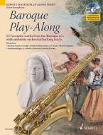 Baroque Play-along For Tenor Sax di Max Charles Davies edito da Schott Music Ltd
