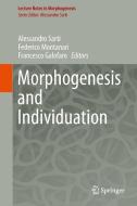 Morphogenesis and Individuation edito da Springer International Publishing
