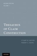 Thesaurus of Claim Construction di Robert C. Kahrl, Stuart B. Soffer edito da Oxford University Press, USA
