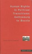 Human Rights in Political Transitions: Gettysburg to Bosnia edito da Zone Books (NY)