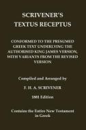 Scrivener's Textus Receptus of 1881 di Beza edito da Independently Published
