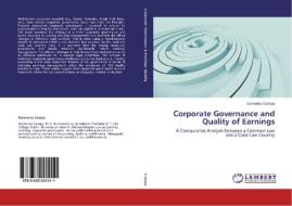 Corporate Governance and Quality of Earnings di Domenico Campa edito da LAP Lambert Academic Publishing