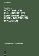 Wörterbuch zum jiddischen Lehnwortschatz in den deutschen Dialekten di Heidi Stern edito da De Gruyter