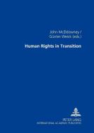 Human Rights in Transition edito da Lang, Peter GmbH