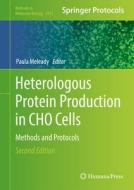 Heterologous Protein Production in Cho Cells edito da Springer International Publishing