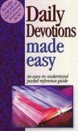 Daily Devotions Made Easy di Mark Water edito da Hendrickson Publishers