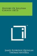 History of Sullivan County (1873) di James Eldridge Quinlan, Thomas Antisell edito da Literary Licensing, LLC