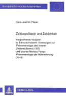 Zeitbewußtsein und Zeitlichkeit di Hans-Joachim Pieper edito da Lang, Peter GmbH