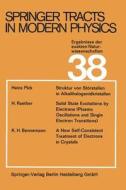 Springer Tracts in Modern Physics di G. Höhler edito da Springer Berlin Heidelberg