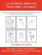 Fun and Easy Crafts (A Coloring book for Preschool Children) di James Manning edito da Simon Hildrew