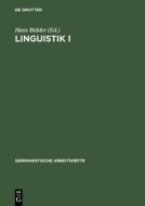 Linguistik I edito da Walter De Gruyter