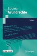 Grundrechte di Volker Epping edito da Springer-verlag Berlin And Heidelberg Gmbh & Co. Kg