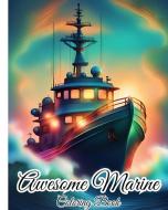 Awesome Marine Coloring Book For Kids di Thy Nguyen edito da Blurb