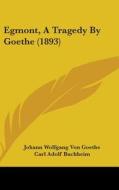Egmont, a Tragedy by Goethe (1893) di Johann Wolfgang Von Goethe edito da Kessinger Publishing