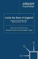Inside the Bank of England di C. (University of Warwick) Dow edito da Palgrave Macmillan