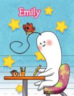 Emily: Personalized Book with Child's Name, Primary Writing Tablet, 65 Sheets of Practice Paper, 1 Ruling, Preschool, Kinderg di Black River Art edito da Createspace Independent Publishing Platform
