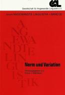 Norm und Variation edito da Lang, Peter GmbH