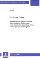 Döblin und China di Jia Ma edito da Lang, Peter GmbH