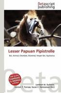 Lesser Papuan Pipistrelle edito da Betascript Publishing