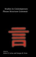 Studies in Contemporary Phrase Structure             Grammar edito da Cambridge University Press