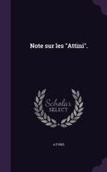 Note Sur Les Attini. di A Forel edito da Palala Press