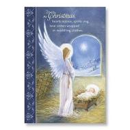 Angel at Manger Cards - 25 Cards / 26 Envelopes edito da Abbey Press