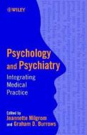 Psychology And Psychiatry di Jeannette Milgrom edito da John Wiley And Sons Ltd