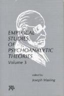 Empirical Studies Of Psychoanalytic Theories, V. 3 edito da Taylor & Francis Ltd