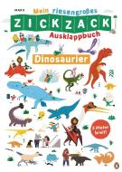 Mein riesengroßes ZICKZACK Ausklappbuch - Dinosaurier di Makii edito da Penguin junior
