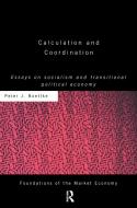Calculation and Coordination di Peter J. Boettke edito da Routledge