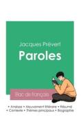 Réussir son Bac de français 2023 : Analyse du recueil Paroles de Jacques Prévert di Jacques Prévert edito da Bac de français