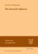Die Deutsche Sphaera di Konrad von Megenberg edito da De Gruyter