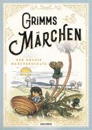 Grimms Märchen - vollständige und illustrierte Schmuckausgabe mit Goldprägung di Jacob Grimm, Wilhelm Grimm edito da Anaconda Verlag