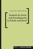 Deutsch als Zweit- und Fremdsprache in Schule und Beruf edito da Schoeningh Ferdinand GmbH