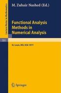 Functional Analysis Methods In Numerical Analysis edito da Springer-verlag Berlin And Heidelberg Gmbh & Co. Kg