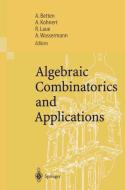 Algebraic Combinatorics and Applications edito da Springer Berlin Heidelberg