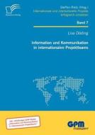 Information und Kommunikation in internationalen Projektteams di Lisa Döding edito da Diplomica Verlag