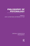 The Philosophy of Psychology di Jose Luis Bermudez edito da Routledge