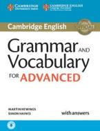 Grammar And Vocabulary For Advanced Book With Answers And Audio di Martin Hewings, Simon Haines edito da Cambridge University Press