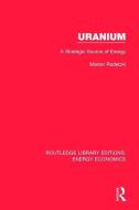 Uranium di Marian Radetzki edito da Taylor & Francis Ltd