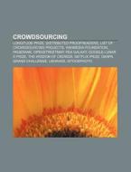 Crowdsourcing: Longitude Prize, Distribu di Books Llc edito da Books LLC, Wiki Series