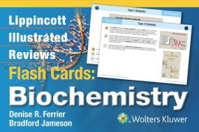 Lippincott Illustrated Reviews Flash Cards: Biochemistry di Ferrier, Denise R. Ferrier, Jameson Bradford edito da LWW