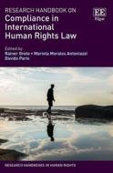 Research Handbook On Compliance In International Human Rights Law di Rainer Grote, Mariela Morales Antonia, Davide Paris edito da Edward Elgar Publishing Ltd