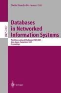 Databases in Networked Information Systems edito da Springer Berlin Heidelberg