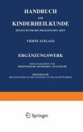Ergänzungswerk di Meinhard Pfaundler edito da Springer Berlin Heidelberg